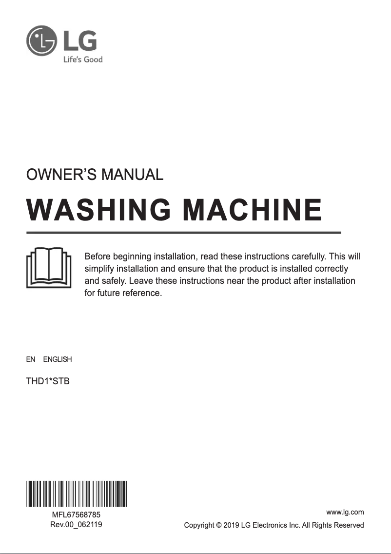 Image de la première page du manuel de l'appareil THD12STB