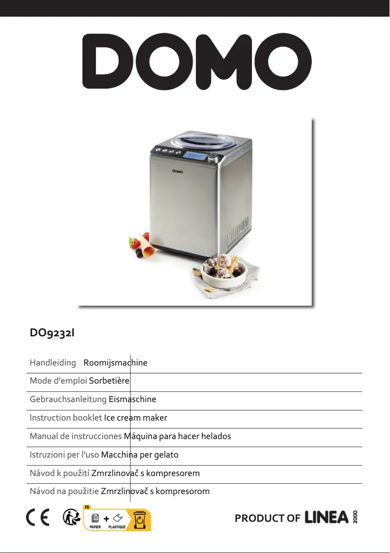 Page 1 de la notice Manuel utilisateur Domo DO9232I