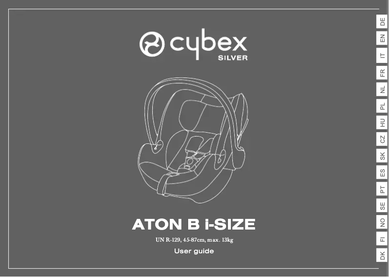 Image de la première page du manuel de l'appareil Aton B i-Size