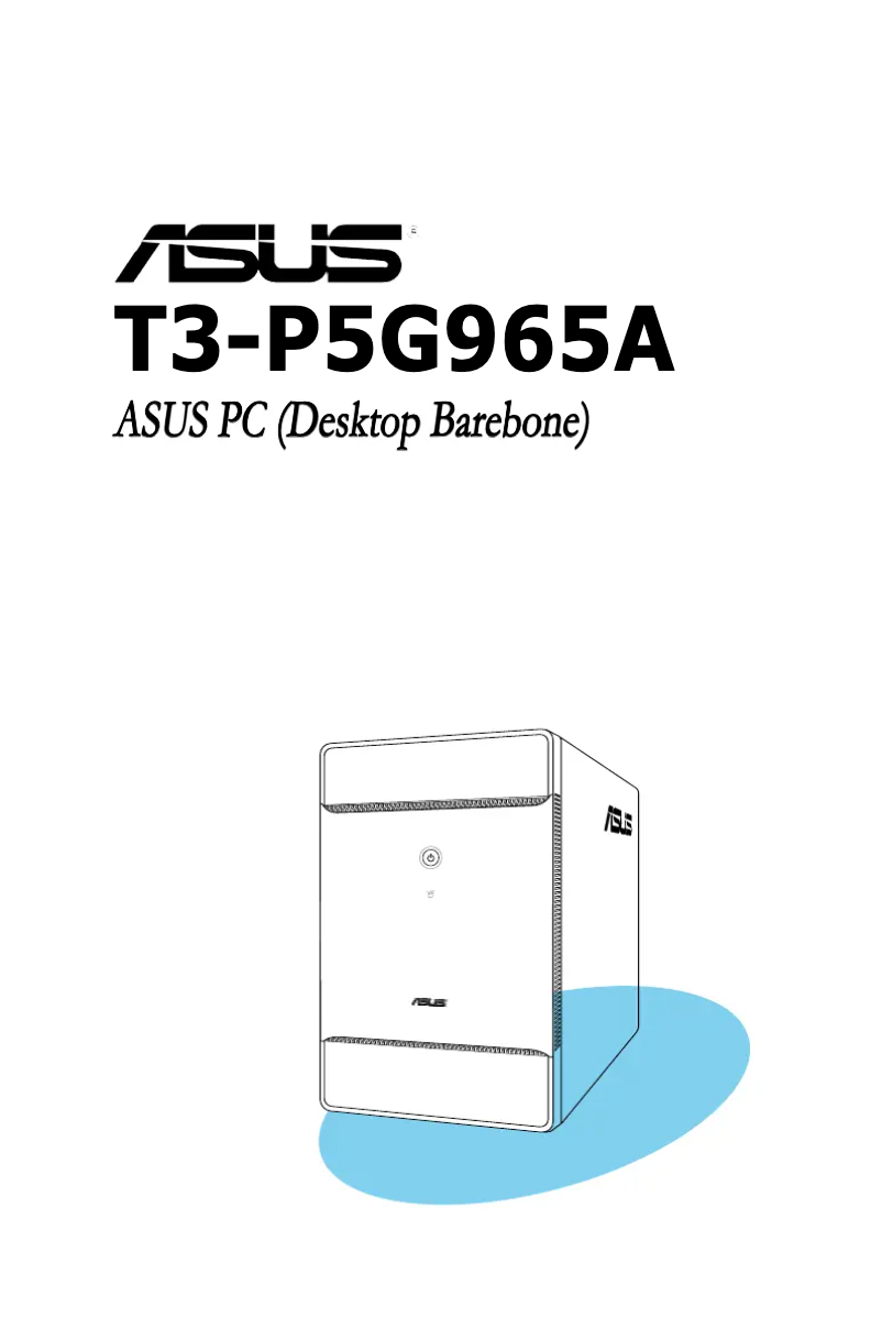 Page n°1 - Manuel utilisateur Asus T3-P5G965A