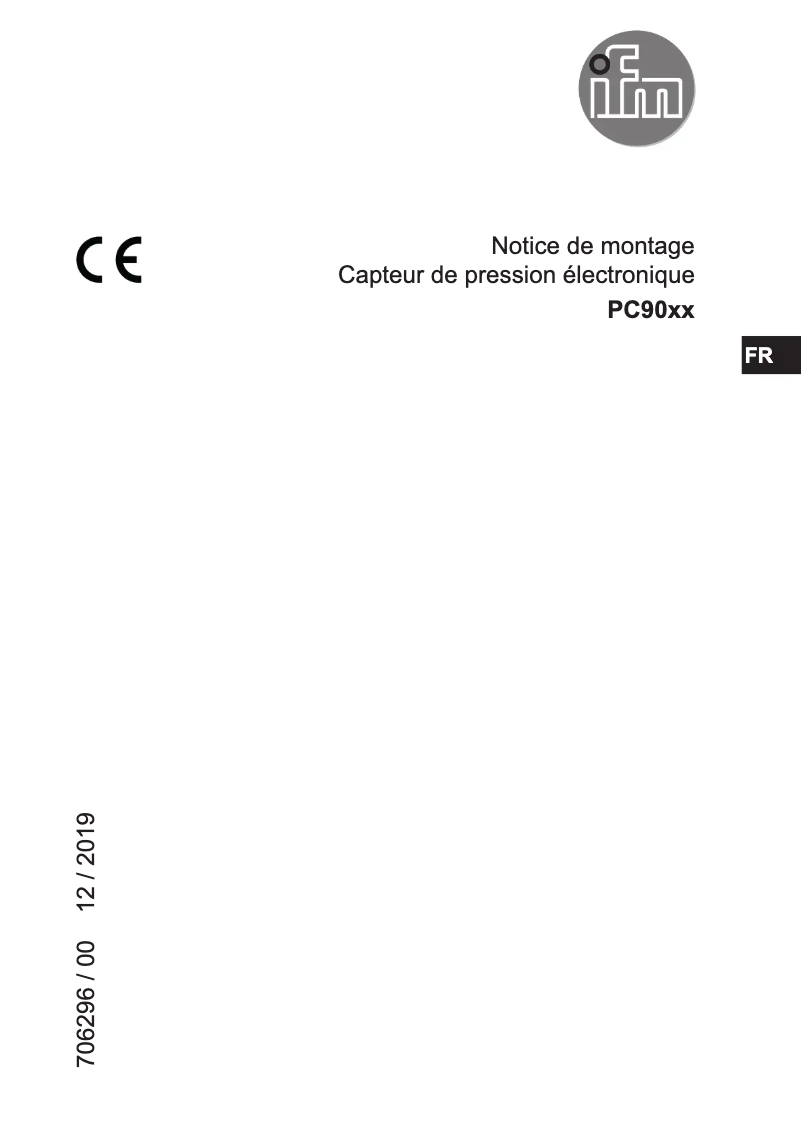 Page 1 de la notice Manuel utilisateur IFM PC9023