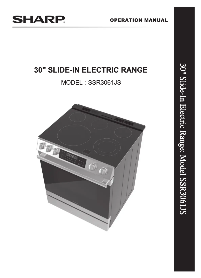 Page 1 de la notice Manuel utilisateur Sharp SSR3061JS