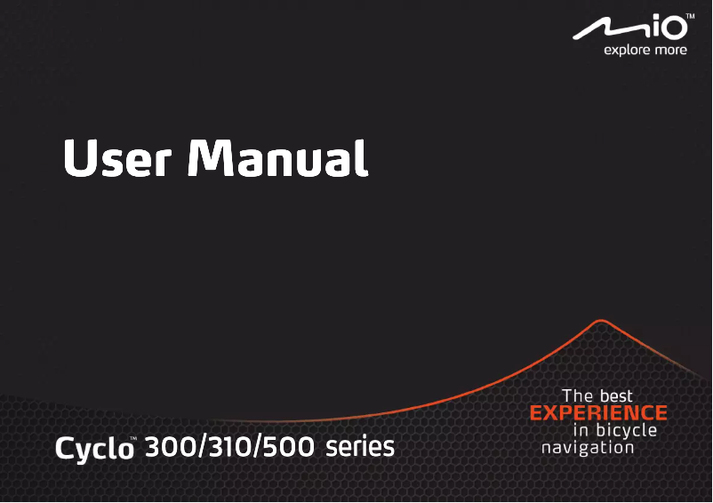 First page image of the manual for Cyclo 500
