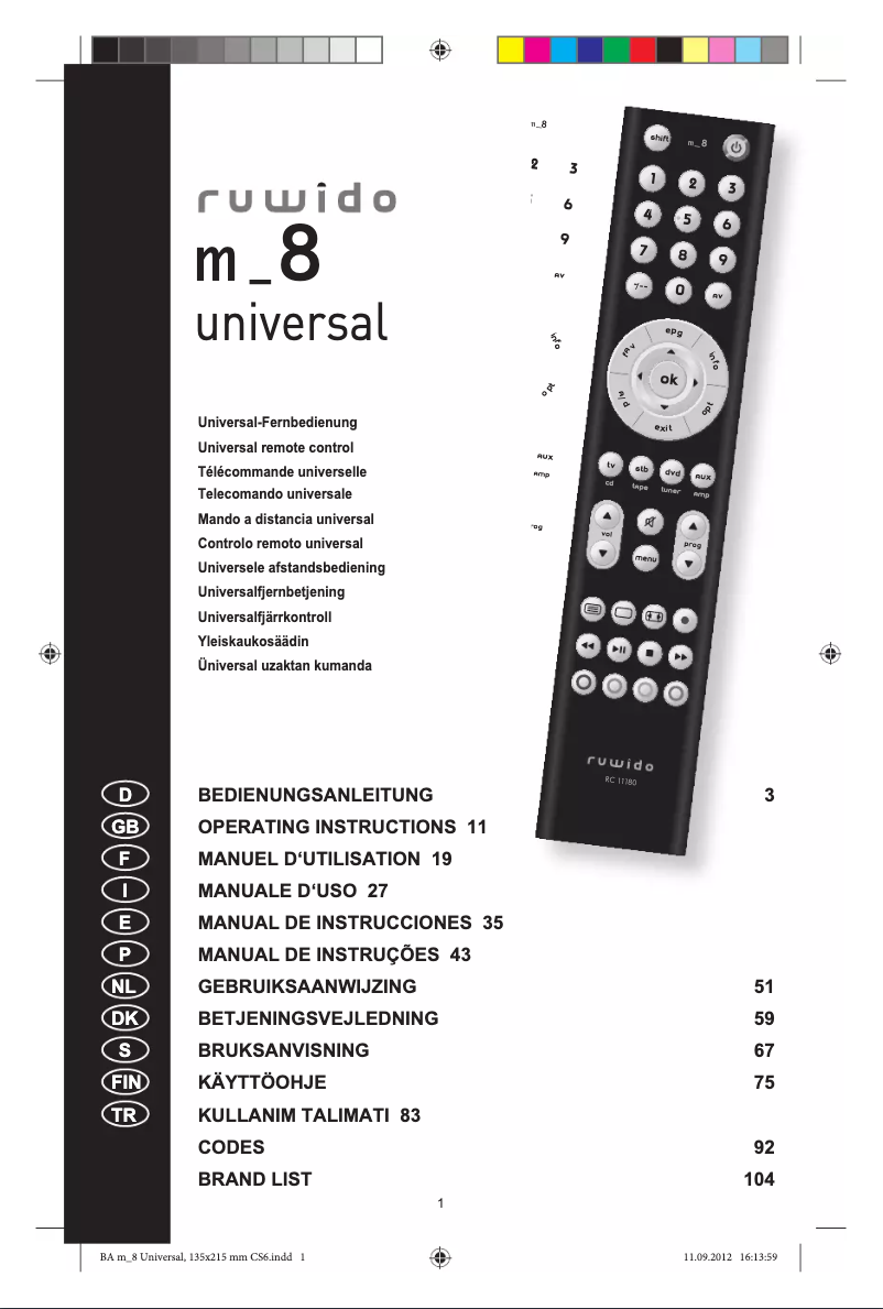 Image de la première page du manuel de l'appareil m_8