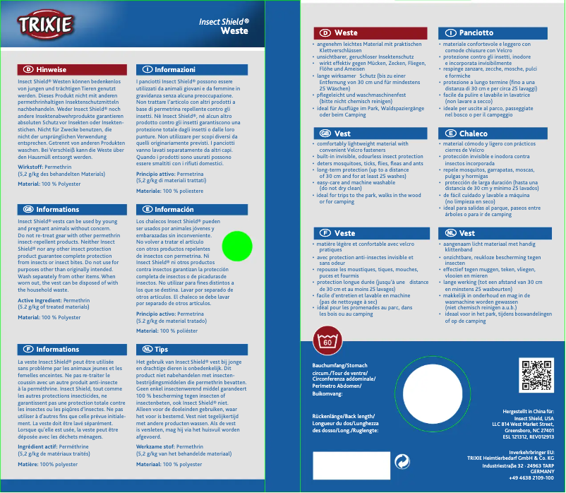 Page 1 de la notice Manuel utilisateur Trixie 30400