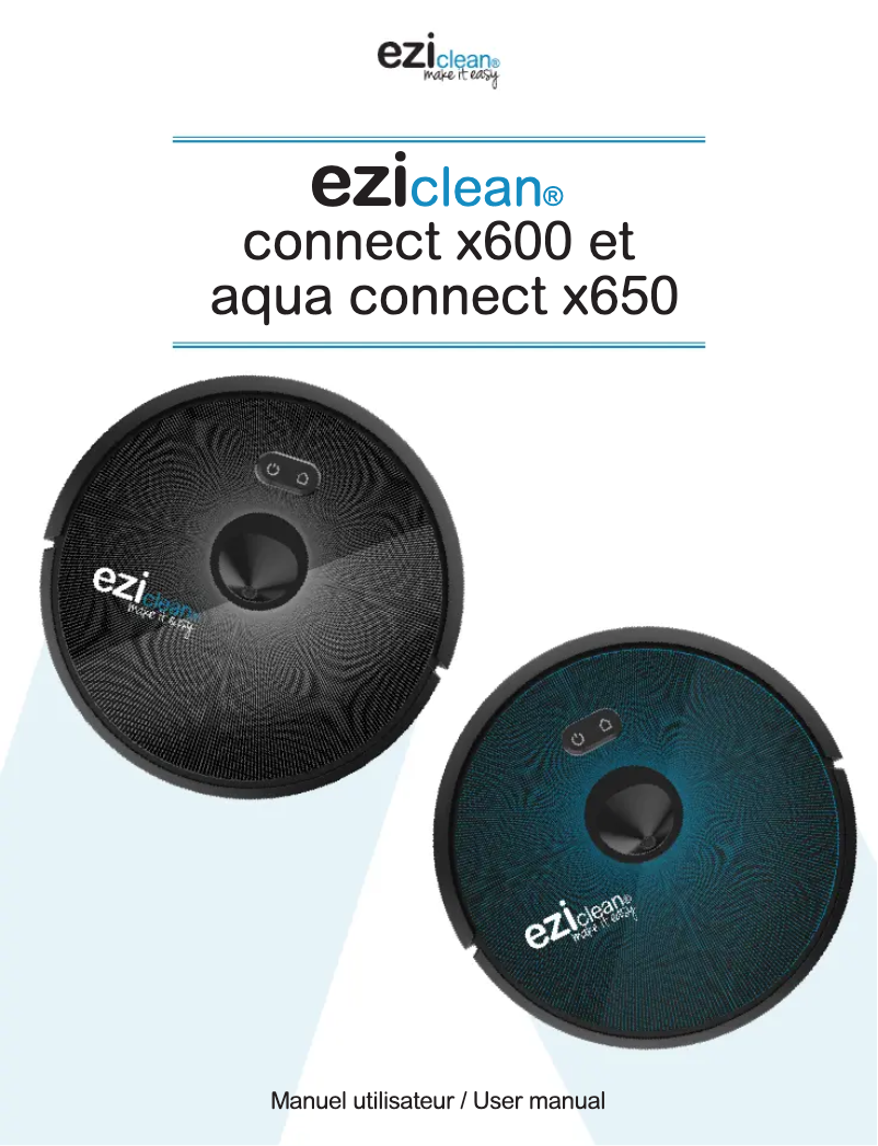 Image de la première page du manuel de l'appareil Aqua Connect X650