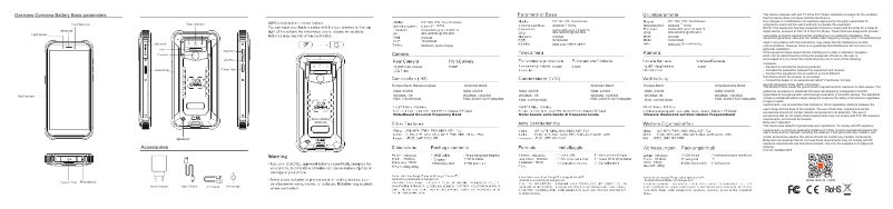 Page n°1 - Manuel utilisateur Oukitel WP5