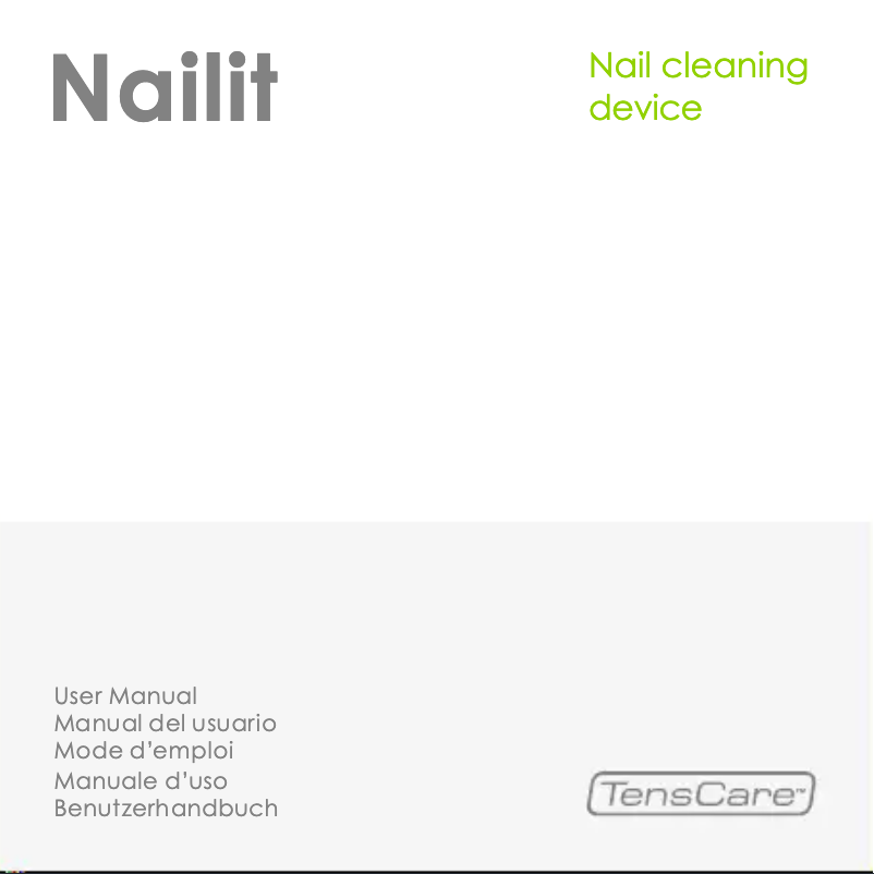 Image de la première page du manuel de l'appareil Nailit