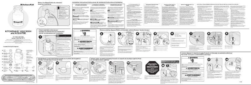 Página 1 del manual Manual de usuario KitchenAid KRFC300H