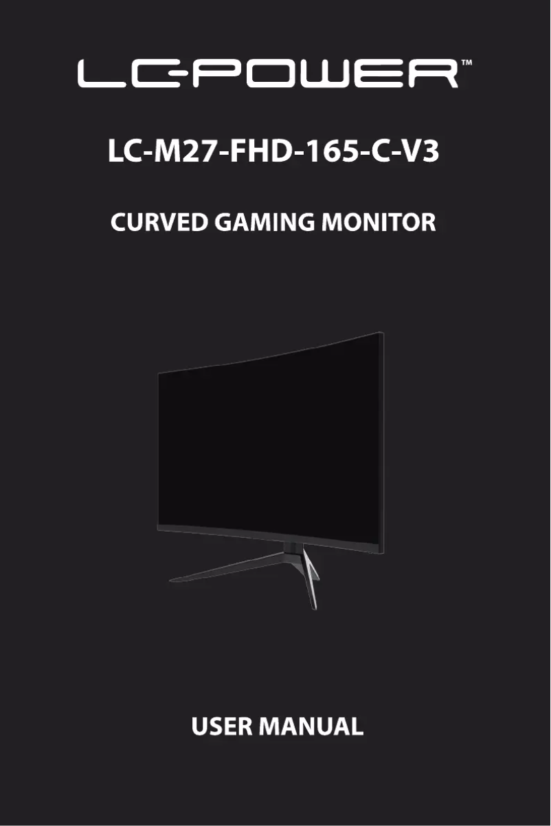 Image de la première page du manuel de l'appareil LC-M27-FHD-165-C-V3
