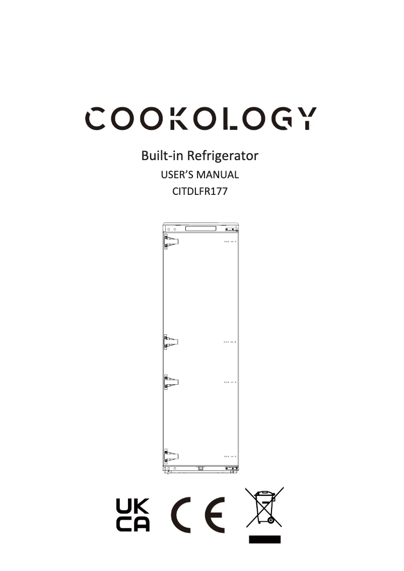 Page n°1 - Manuel utilisateur Cookology CITDLFR177