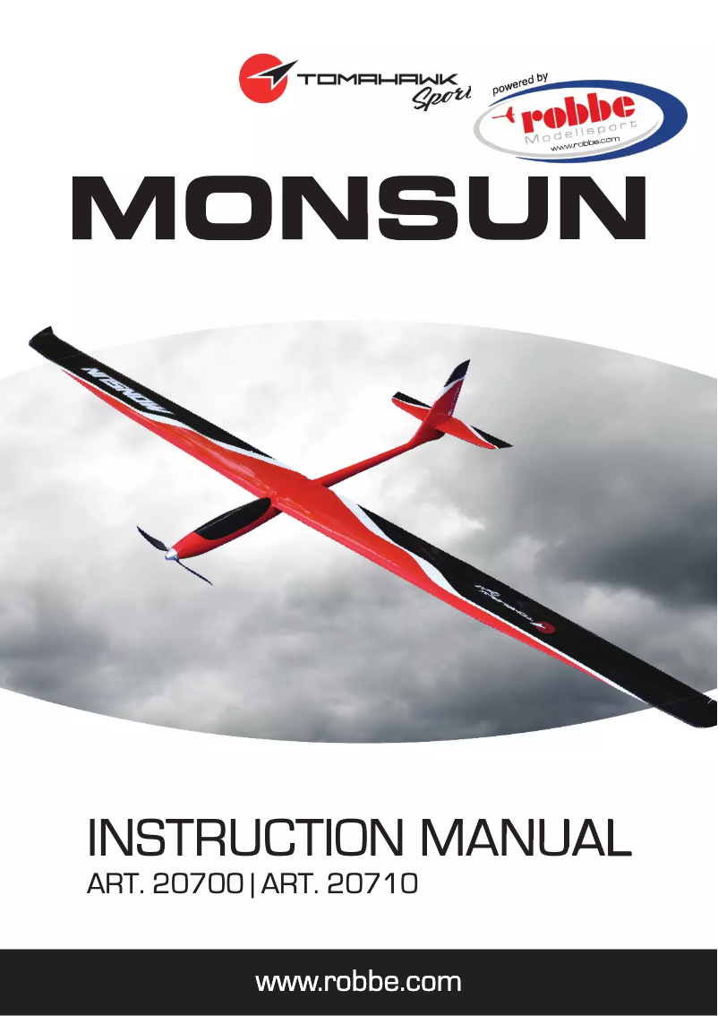 Page n°1 - Manuel utilisateur Robbe Monsun