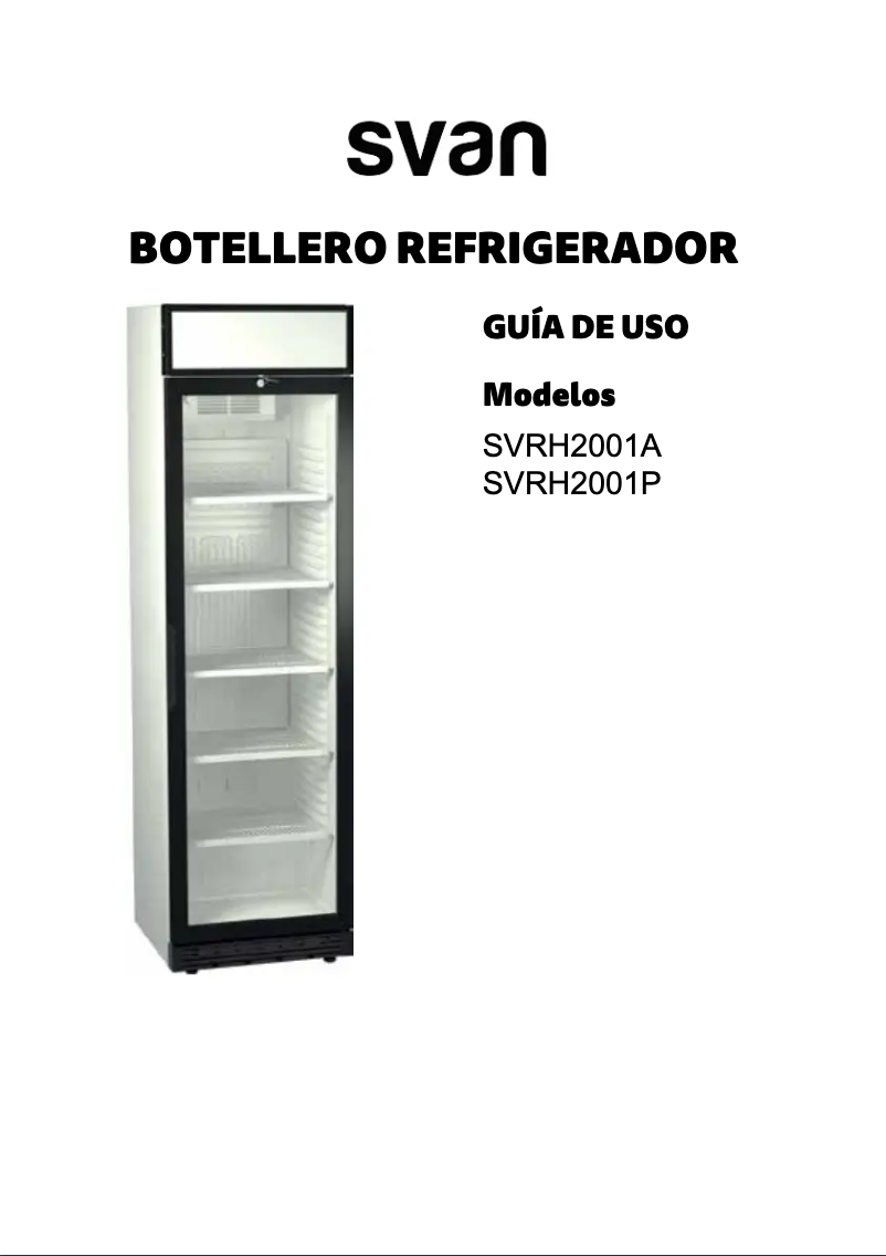 Page 1 de la notice Manuel utilisateur SVAN SVRH2001A