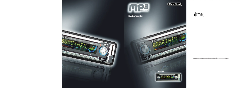 Page 1 de la notice Manuel utilisateur SilverCrest KH 2391