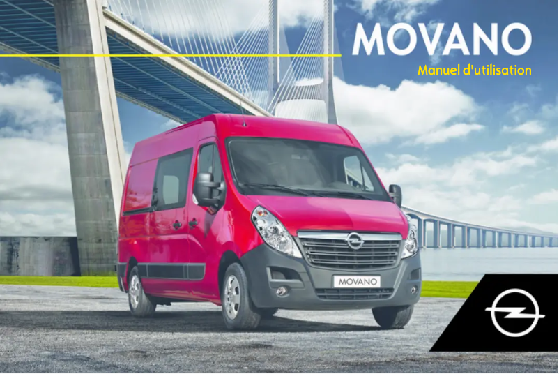 Page 1 de la notice Manuel utilisateur Opel Movano (2017)