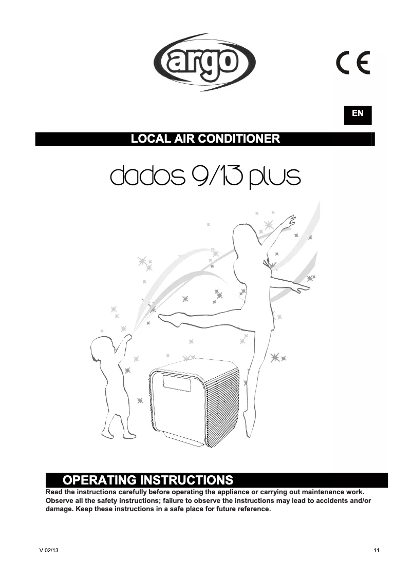 Page n°1 - Manuel utilisateur Argoclima Dados 9 Plus