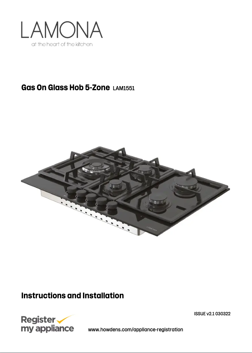 Image de la première page du manuel de l'appareil LAM1551