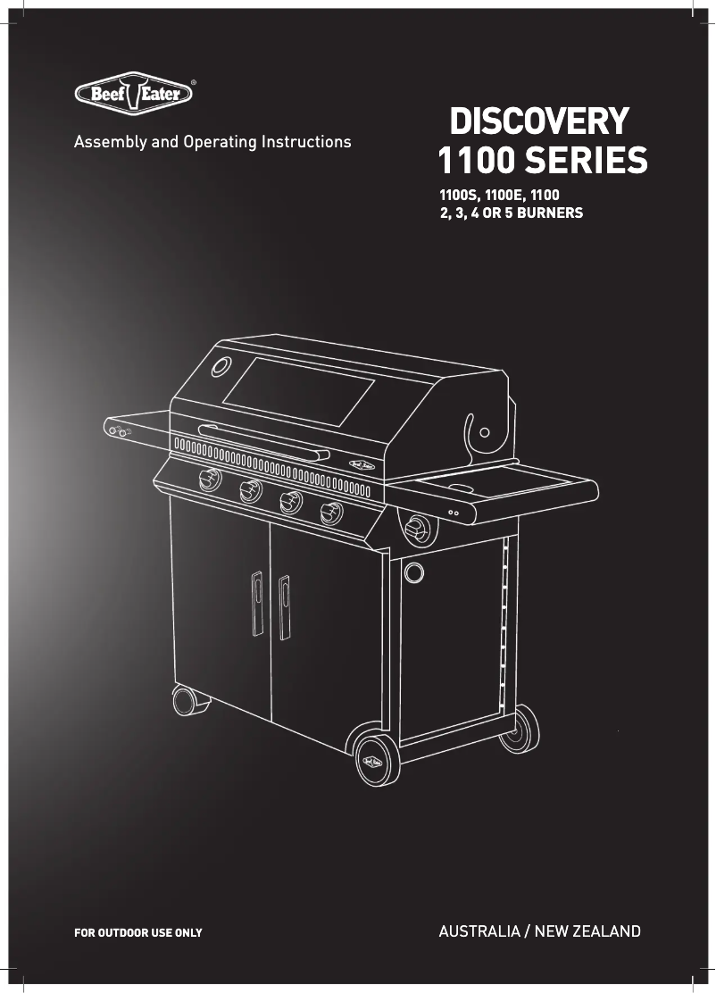 Page n°1 - Manuel utilisateur BeefEater Discovery 1100E