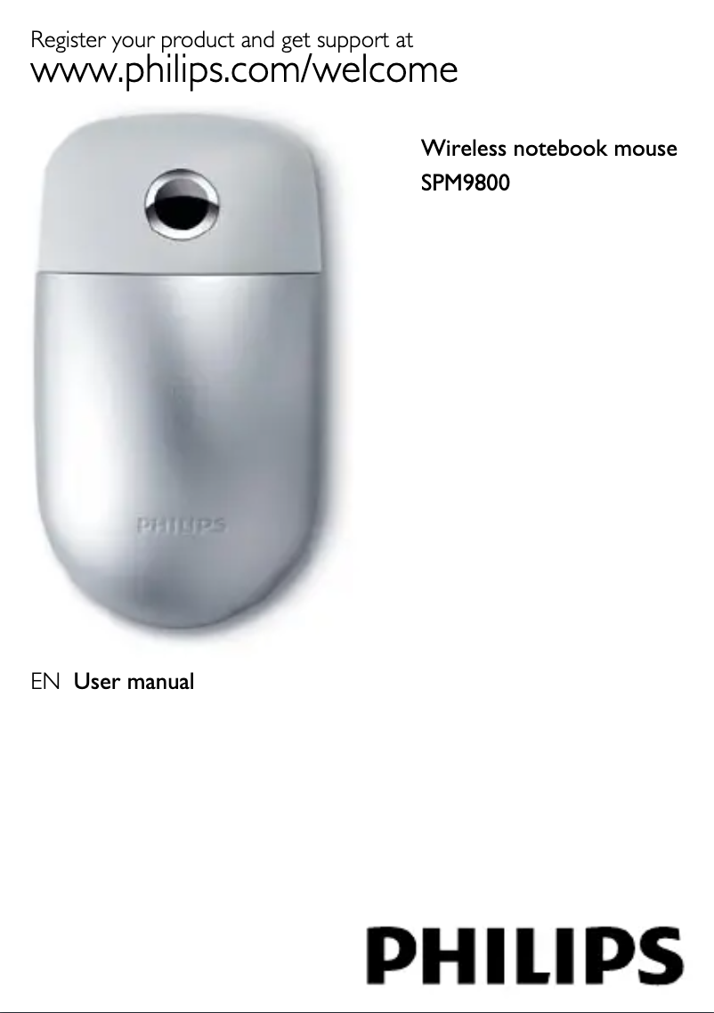 Image de la première page du manuel de l'appareil SPM9800