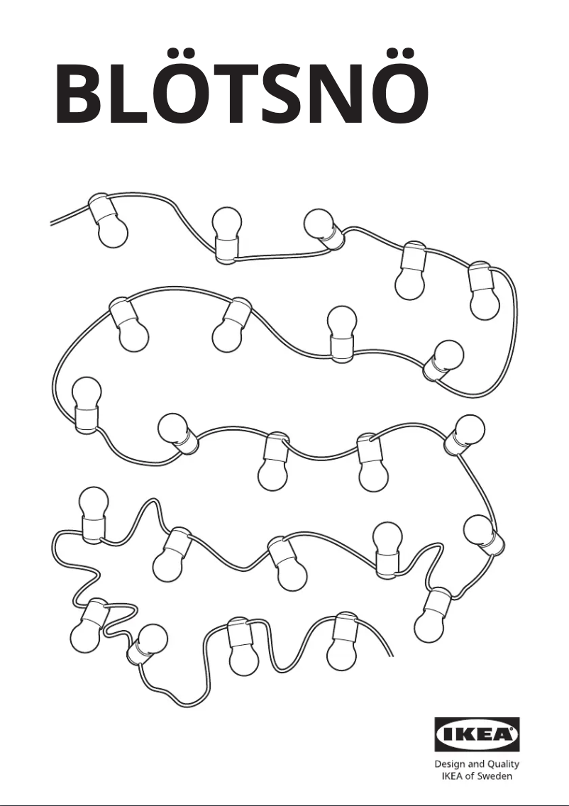 Image de la première page du manuel de l'appareil BLÖTSNÖ 404.211.45