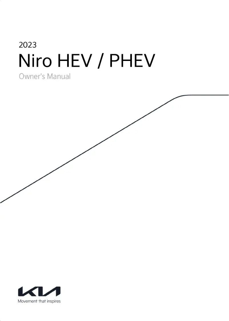 Image de la première page du manuel de l'appareil Niro (2023)