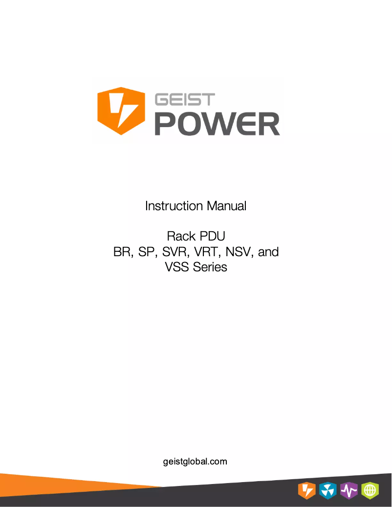 Página 1 del manual Manual de usuario Geist BR100-15