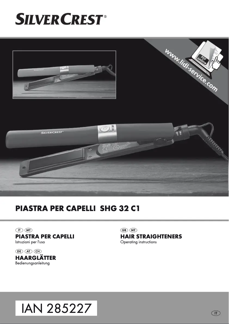 Page 1 de la notice Manuel utilisateur SilverCrest SHG 32 C1