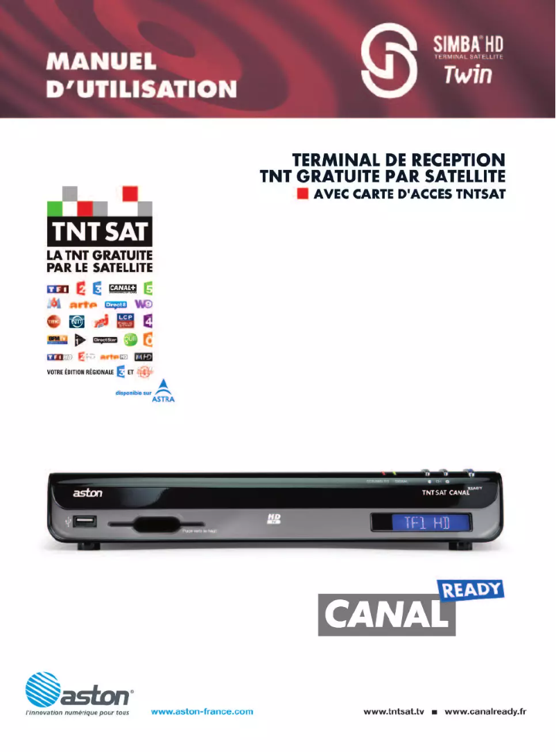 Page n°1 - Manuel utilisateur Aston Simba HD Twin