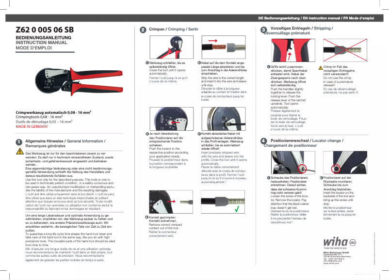 Image de la première page du manuel de l'appareil 41246