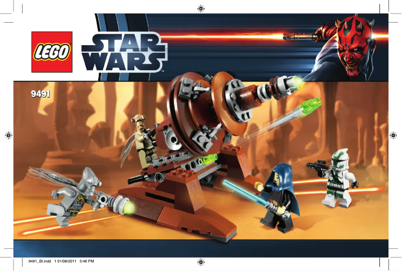 Page n°1 - Manuel utilisateur Lego Star Wars 9491
