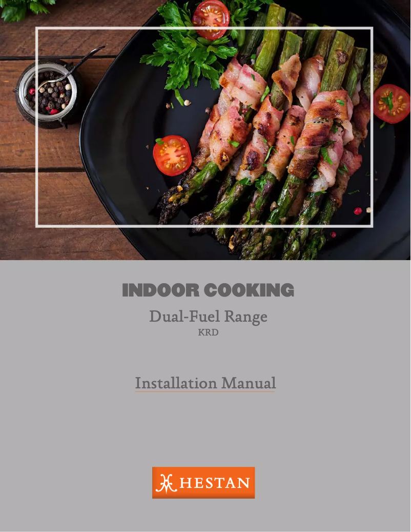 Page 1 de la notice Manuel utilisateur Hestan KRD484GDNGGR