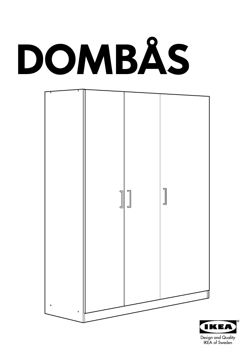 Image de la première page du manuel de l'appareil DOMBAS