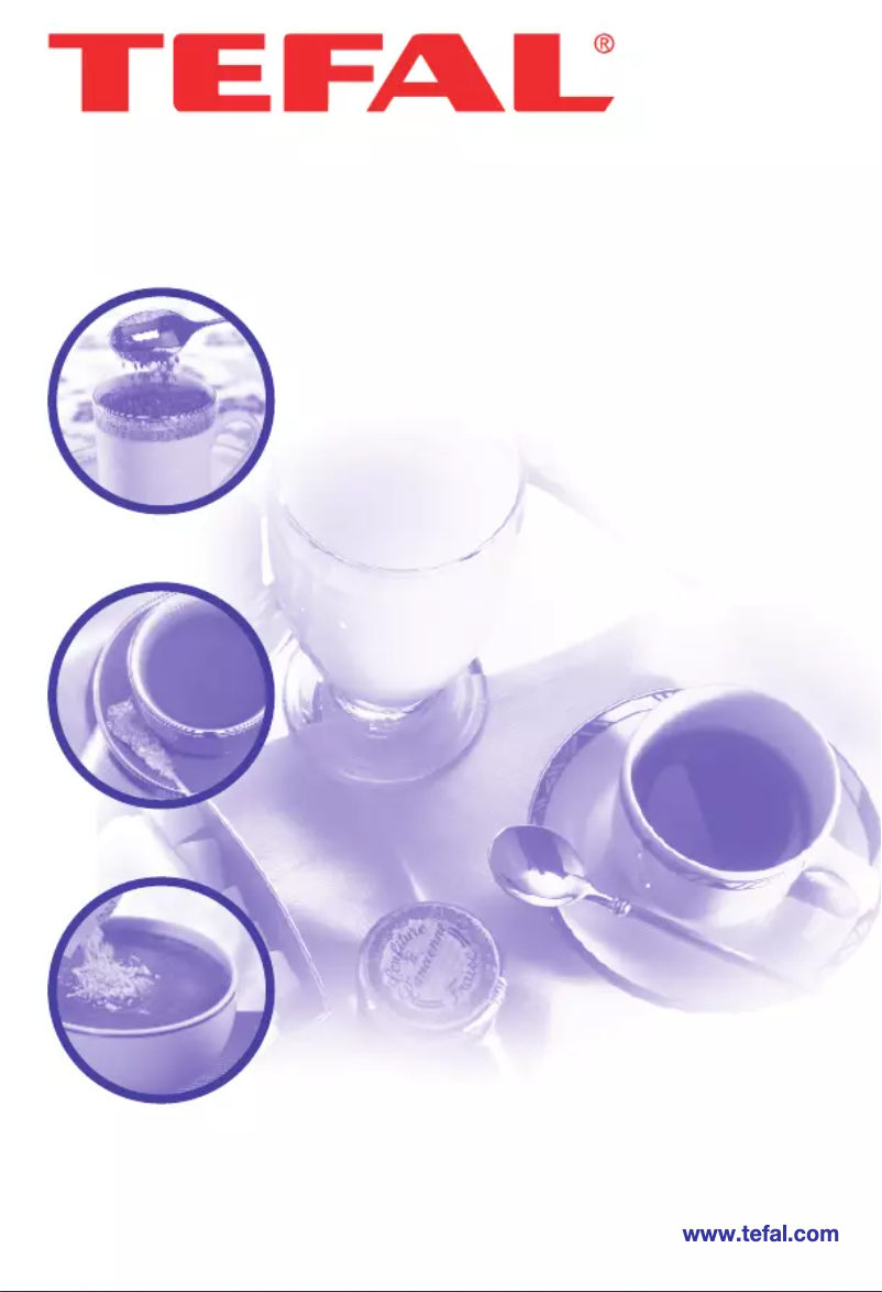 Page n°1 - Manuel utilisateur Tefal 9204012