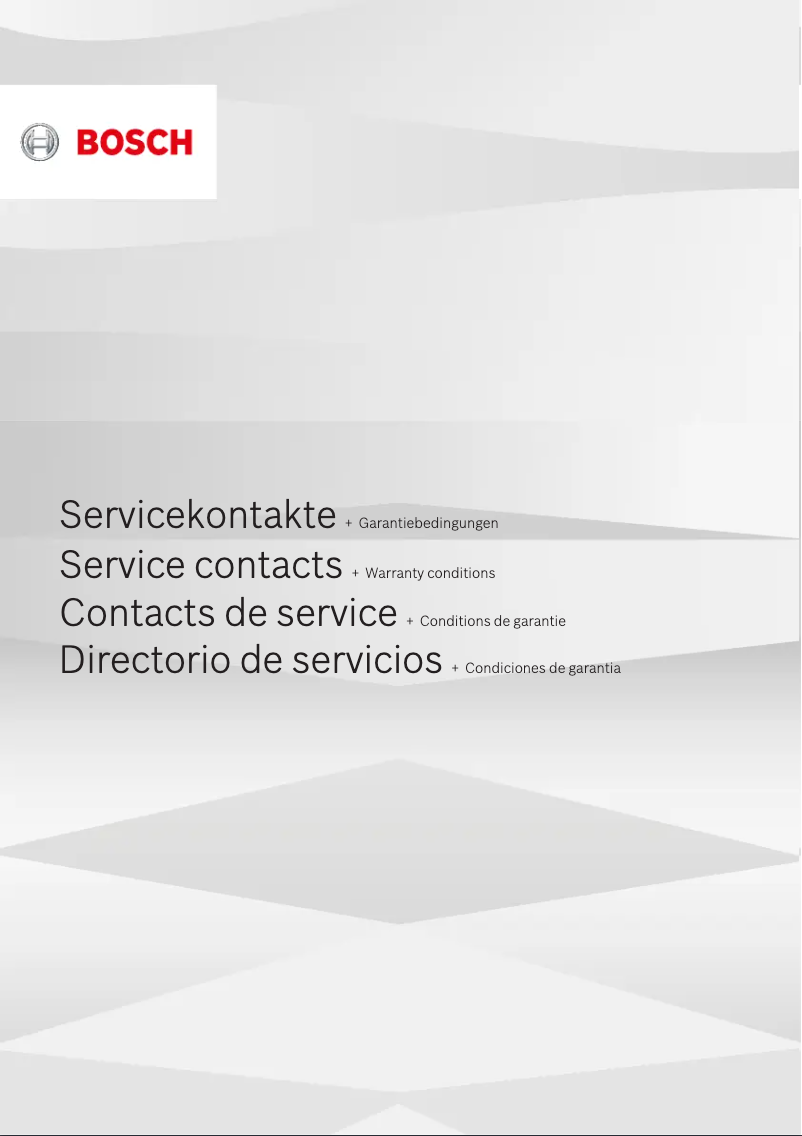 Page 1 de la notice Manuel utilisateur Bosch BGBS2BA2