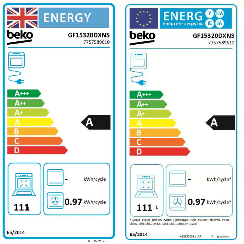 Image de la première page du manuel de l'appareil GF15320DXNS