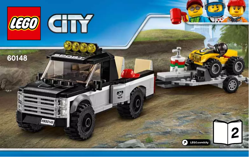 Page 1 de la notice Manuel utilisateur Lego City 60148