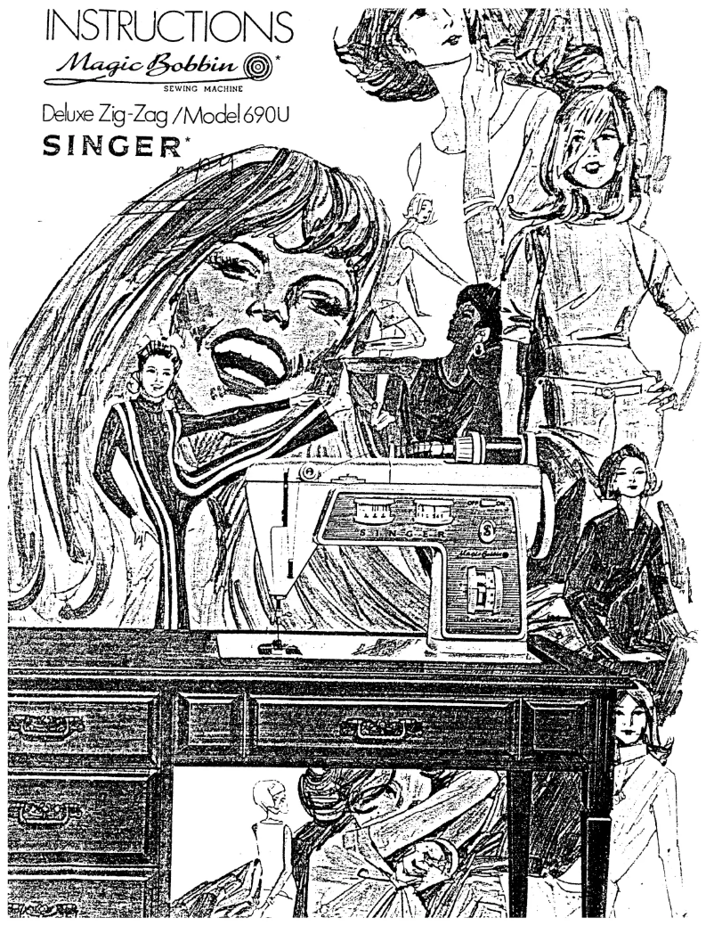 Page n°1 - Manuel utilisateur Singer 690U