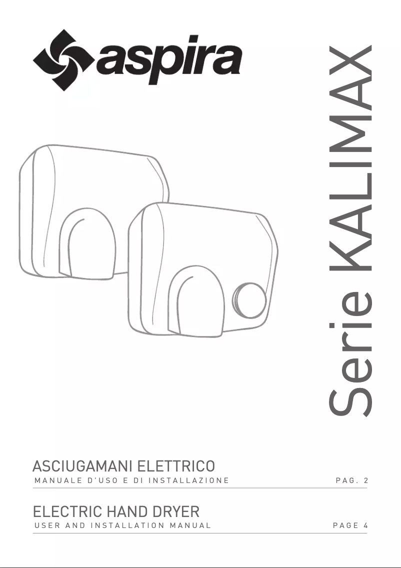 Page n°1 - Manuel utilisateur Fantini Cosmi KALIMAX 25A