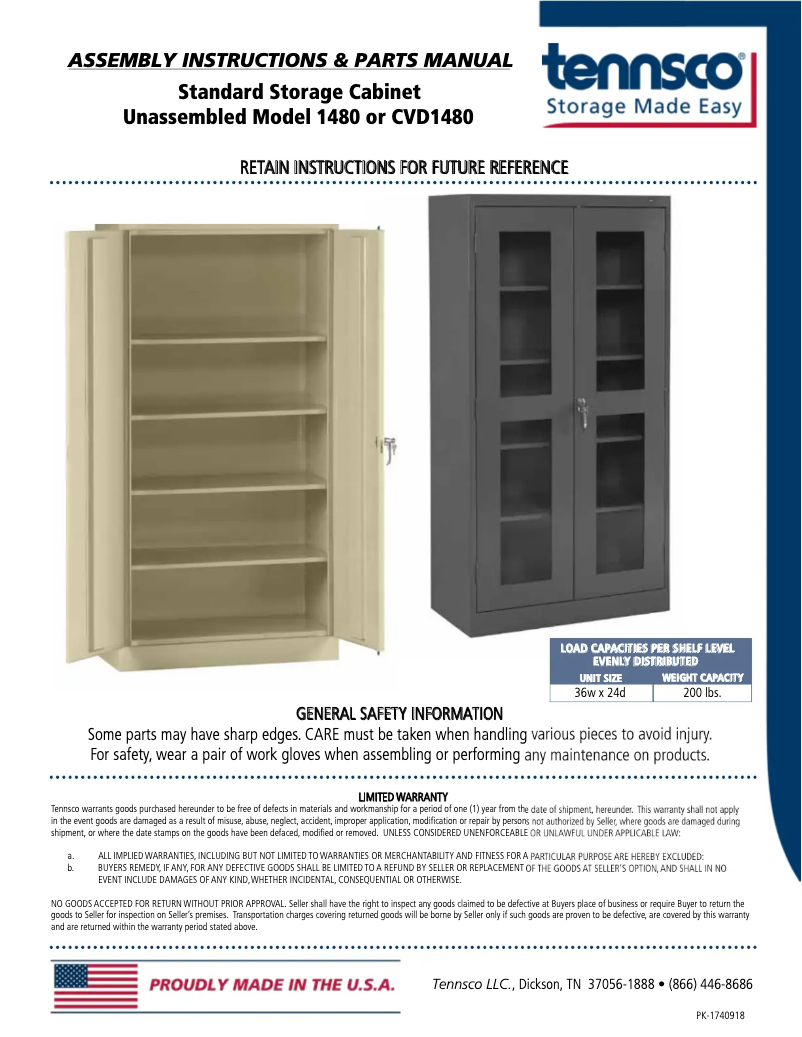 Image de la première page du manuel de l'appareil CVD1480