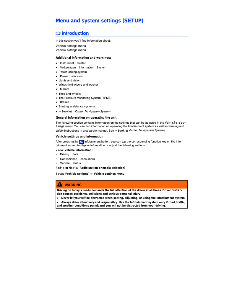 Page 1 de la notice Guide d'installation Volkswagen Golf SportWagen (2015)