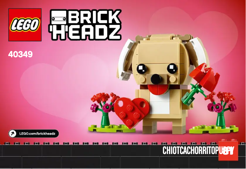 Page 1 de la notice Manuel utilisateur Lego Brickheadz 40349