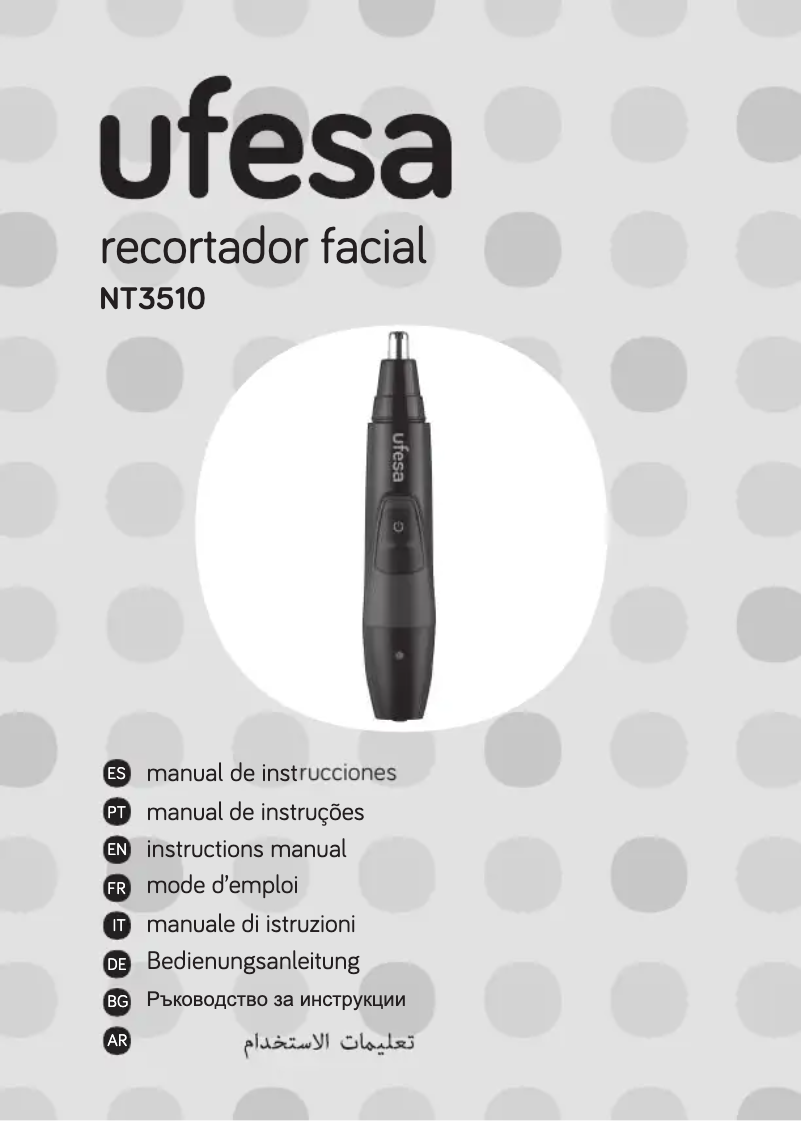 Page 1 of the manual User Manual Ufesa Advanced NT3510