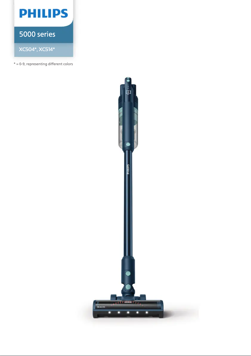 Page n°1 - Manuel utilisateur Philips 5000 series XC5141
