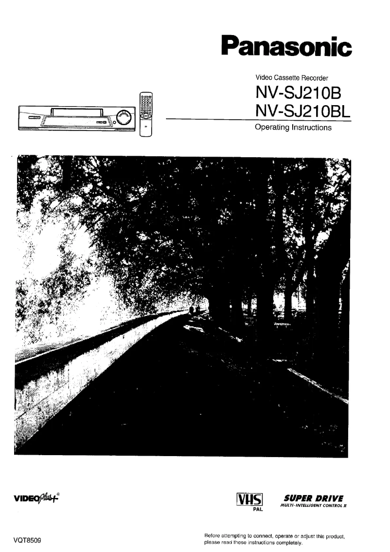 Image de la première page du manuel de l'appareil NV-SJ210