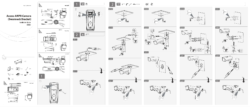 Page 1 de la notice Guide d'installation Dahua Technology ITC215-PW6M-IRLZF-O