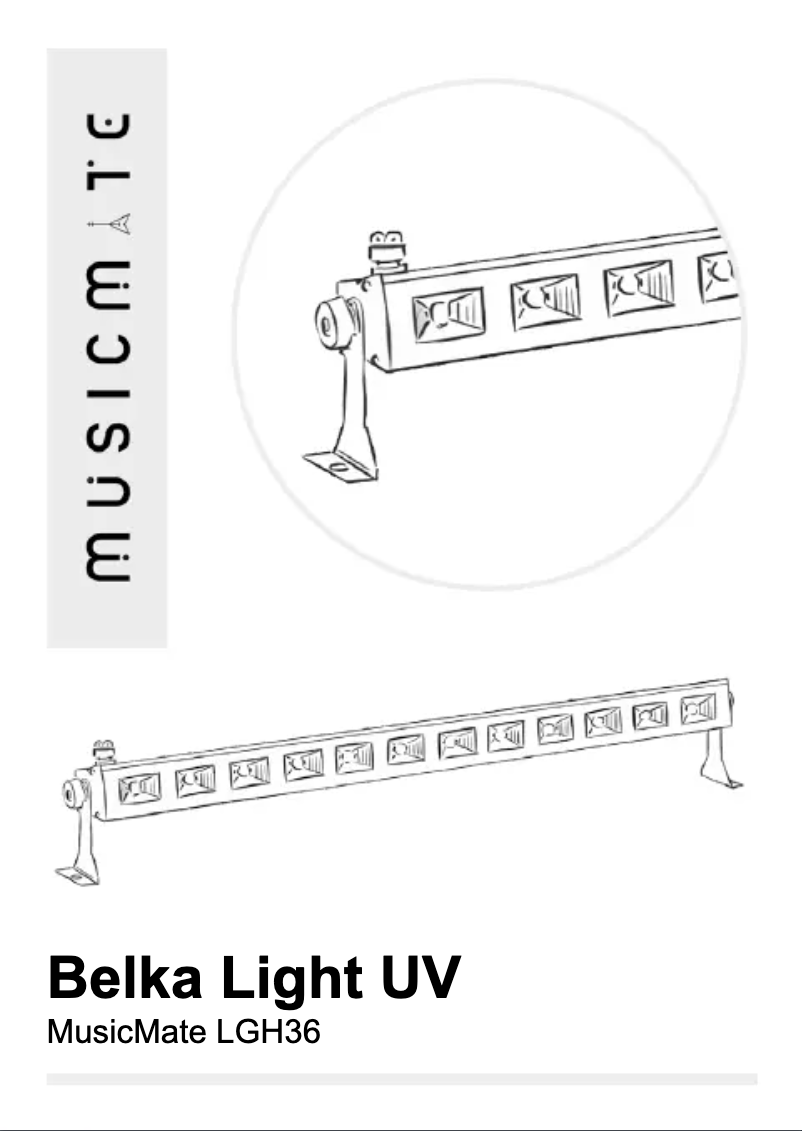 Page n°1 - Manuel utilisateur Musicmate LGH36