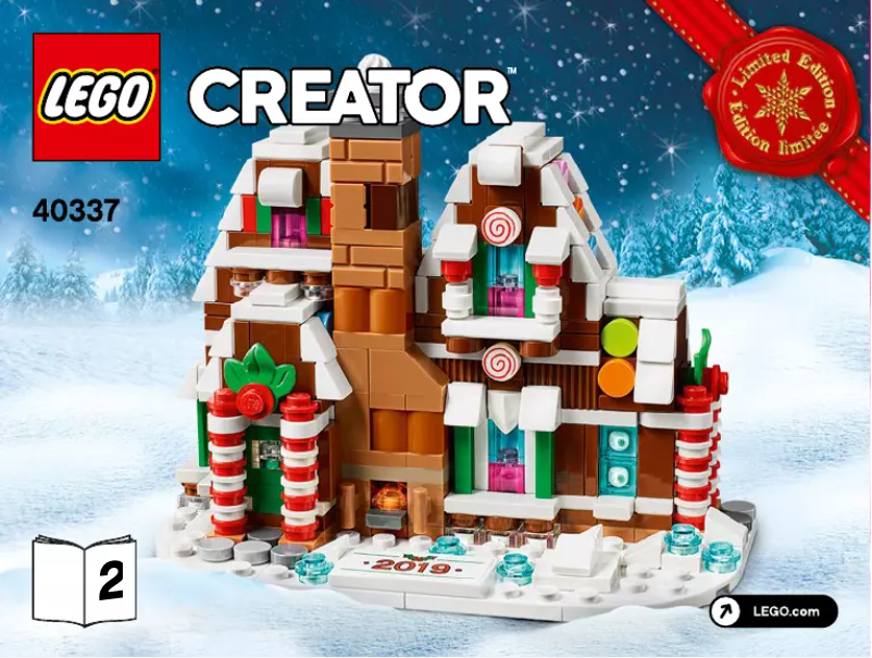 Page 1 de la notice Manuel utilisateur Lego Creator 40337