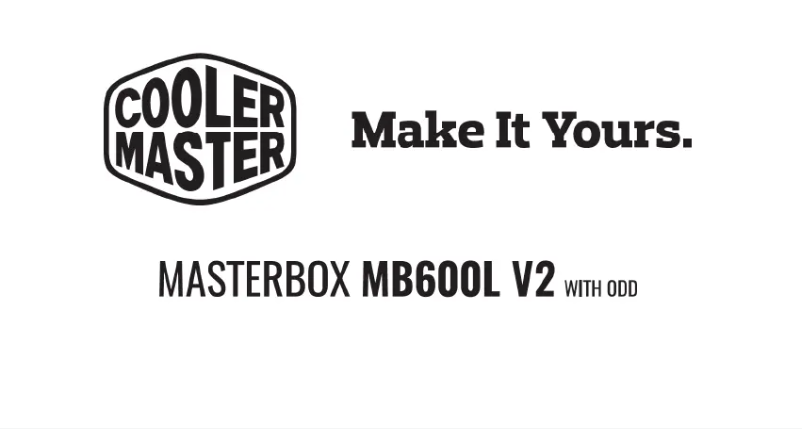 Page 1 de la notice Manuel utilisateur Cooler Master MasterBox MB600L V2
