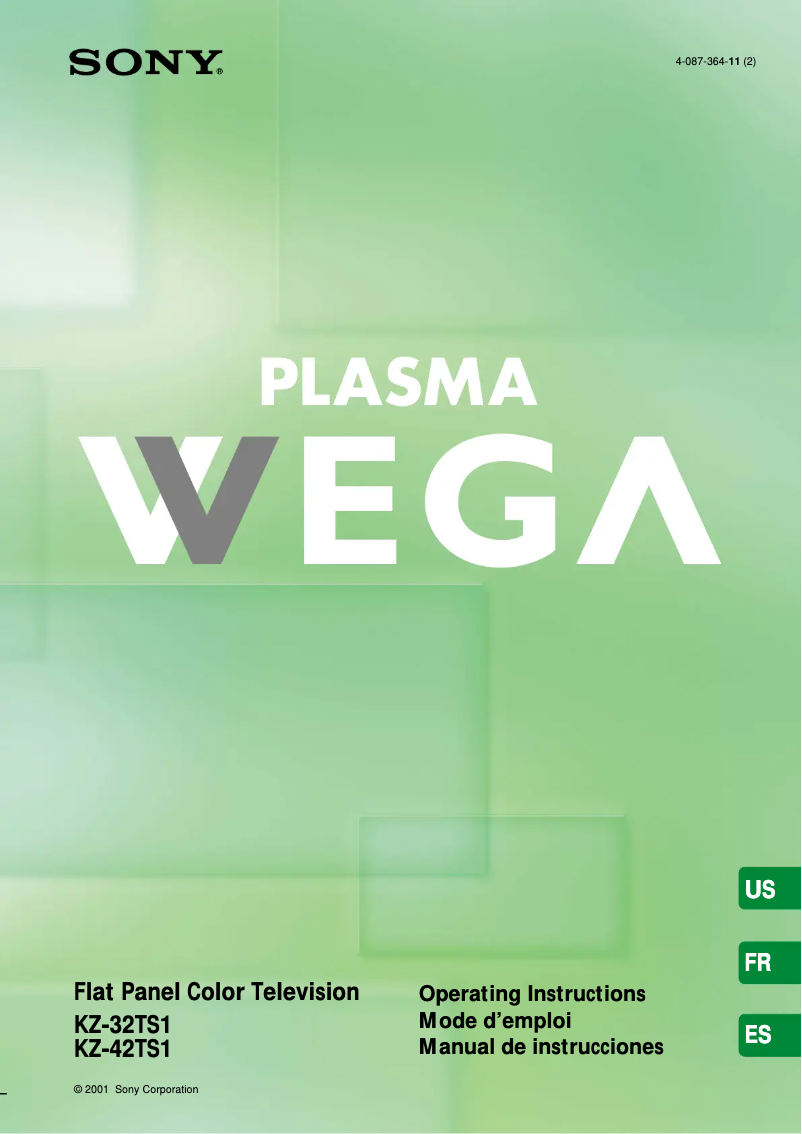 Image de la première page du manuel de l'appareil KZ-42TS1E