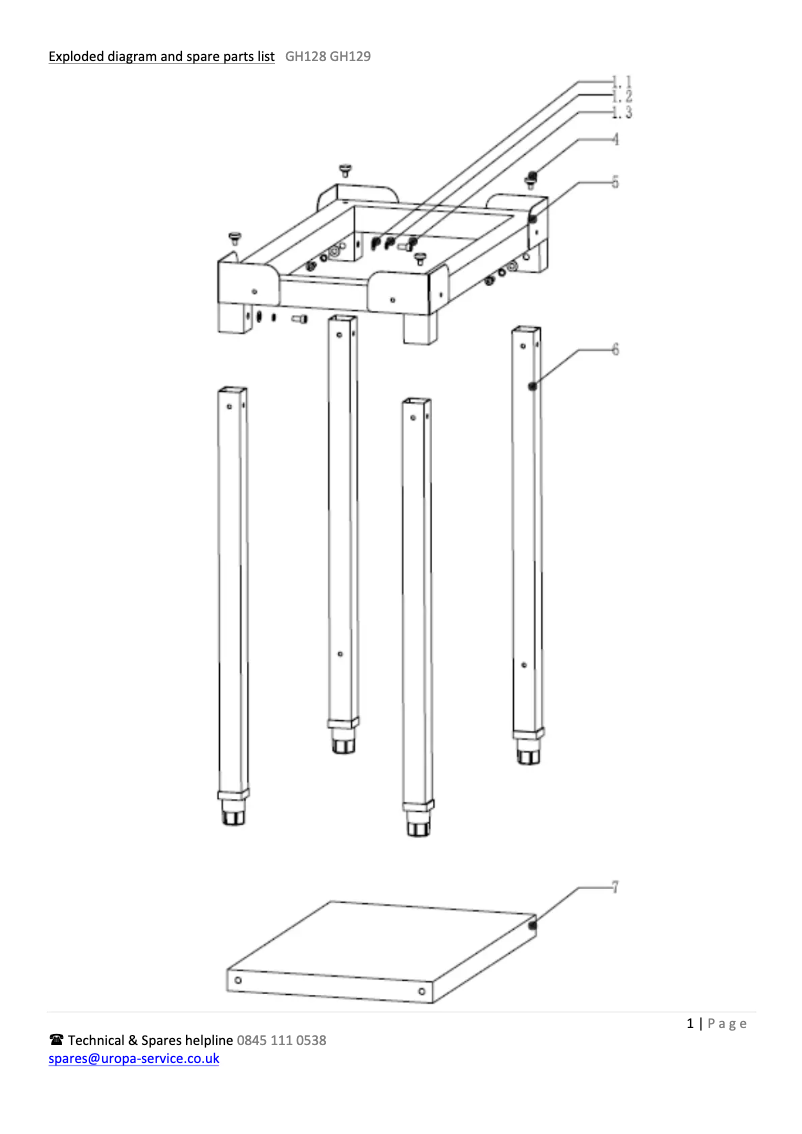 Image de la première page du manuel de l'appareil GH128